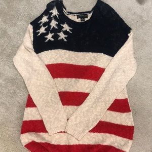 Forever 21 American Flag Sweater